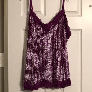 Laced top and bottom cami